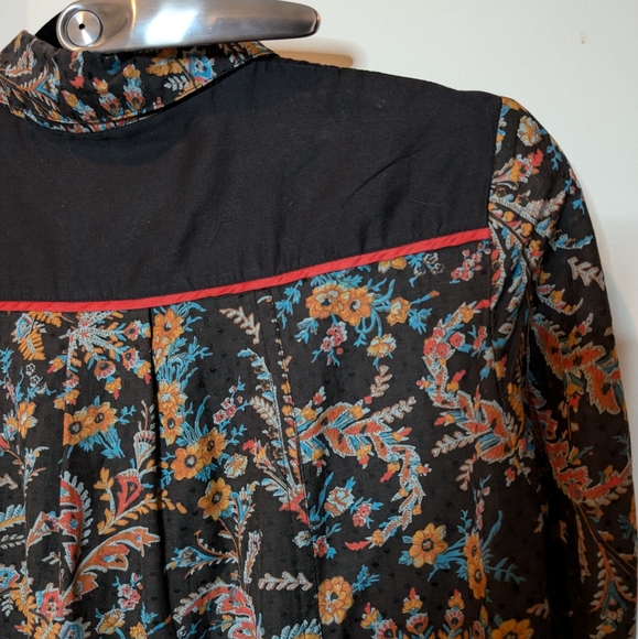 Holding Horses Anthropologie Escalante Shirt Dress Sz 00 Rodeo Western Prairie - Picture 8 of 16